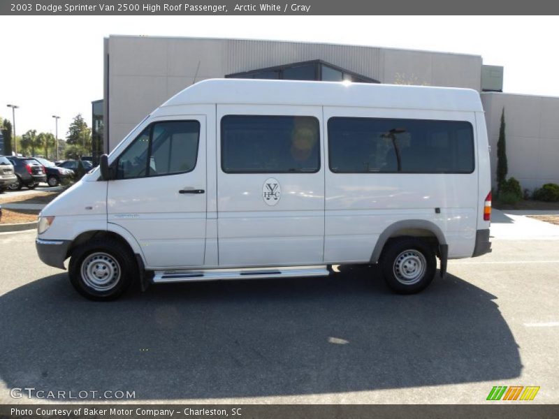 Arctic White / Gray 2003 Dodge Sprinter Van 2500 High Roof Passenger