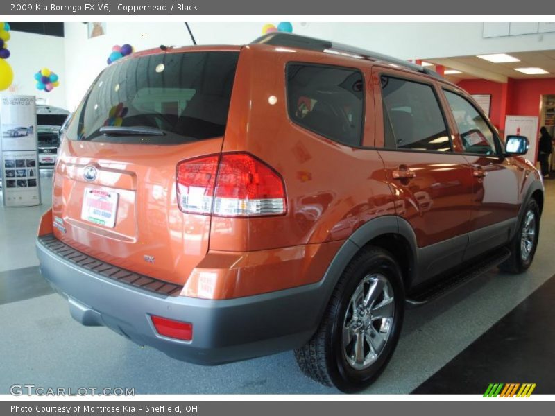 Copperhead / Black 2009 Kia Borrego EX V6