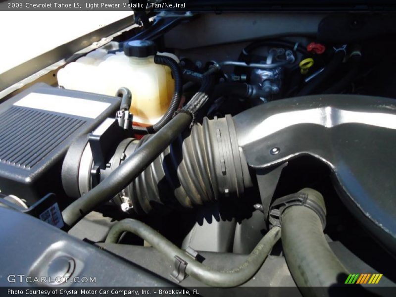 Light Pewter Metallic / Tan/Neutral 2003 Chevrolet Tahoe LS