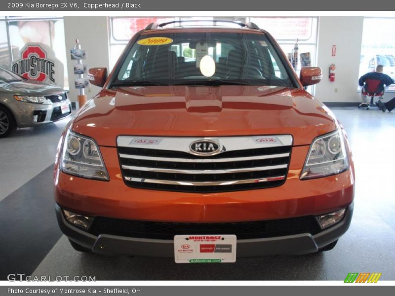 Copperhead / Black 2009 Kia Borrego EX V6
