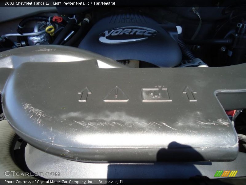 Light Pewter Metallic / Tan/Neutral 2003 Chevrolet Tahoe LS