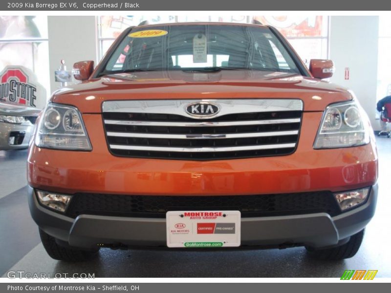 Copperhead / Black 2009 Kia Borrego EX V6