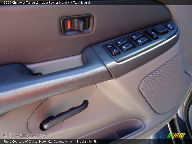 Light Pewter Metallic / Tan/Neutral 2003 Chevrolet Tahoe LS