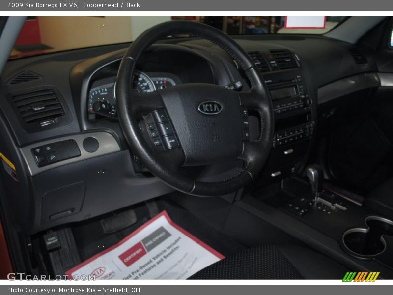 Copperhead / Black 2009 Kia Borrego EX V6