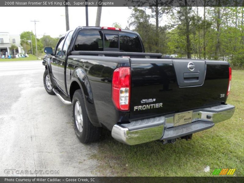 Super Black / Graphite 2008 Nissan Frontier SE V6 King Cab