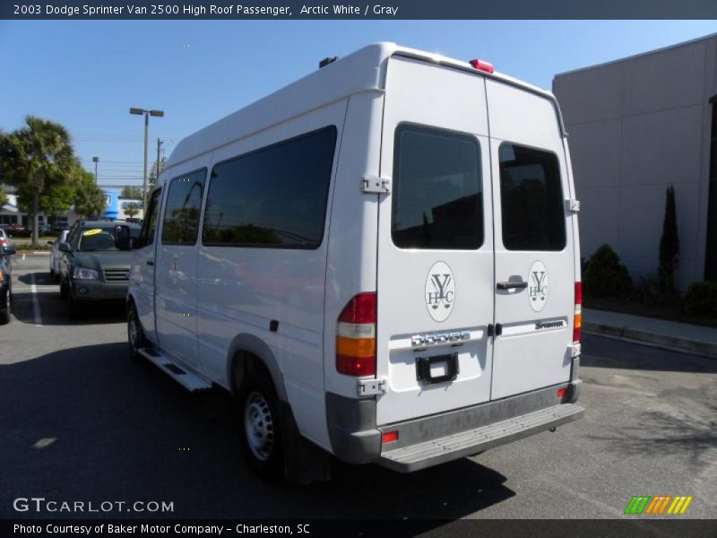 Arctic White / Gray 2003 Dodge Sprinter Van 2500 High Roof Passenger