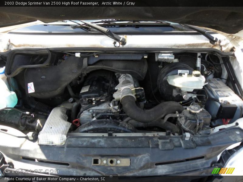 Arctic White / Gray 2003 Dodge Sprinter Van 2500 High Roof Passenger