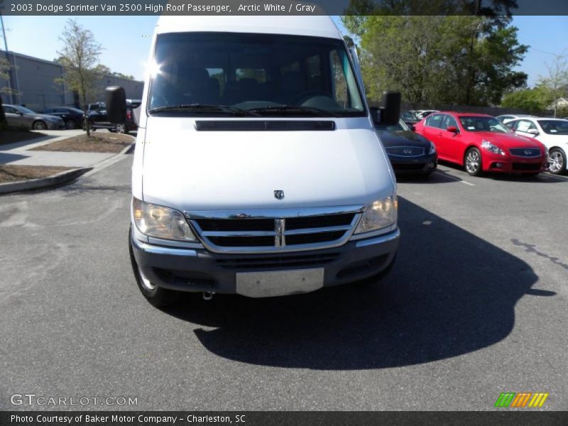 Arctic White / Gray 2003 Dodge Sprinter Van 2500 High Roof Passenger