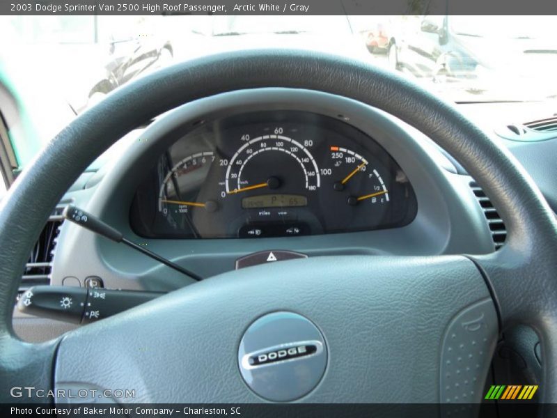 Arctic White / Gray 2003 Dodge Sprinter Van 2500 High Roof Passenger