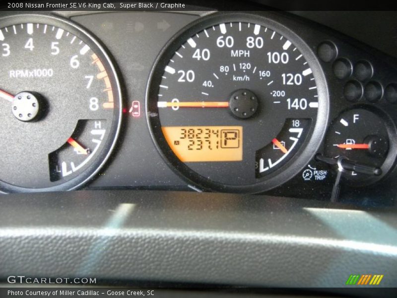 Super Black / Graphite 2008 Nissan Frontier SE V6 King Cab