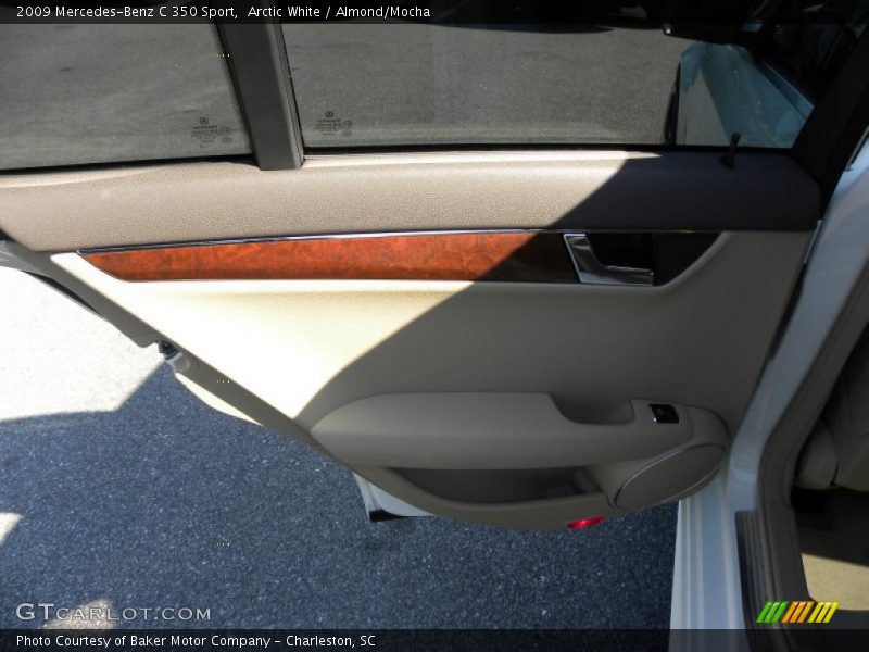 Arctic White / Almond/Mocha 2009 Mercedes-Benz C 350 Sport