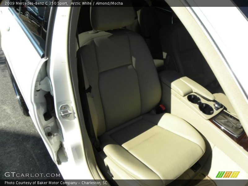 Arctic White / Almond/Mocha 2009 Mercedes-Benz C 350 Sport