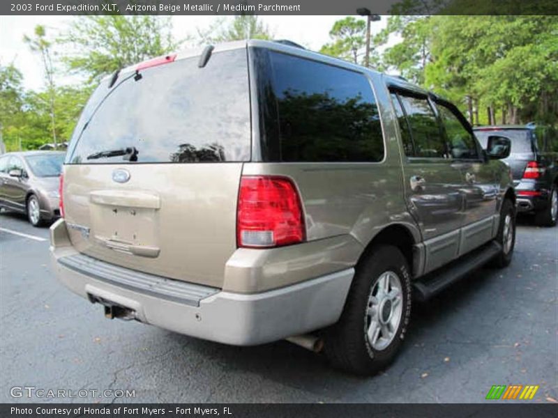 Arizona Beige Metallic / Medium Parchment 2003 Ford Expedition XLT