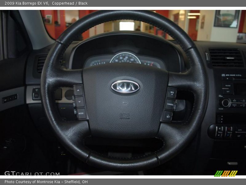 Copperhead / Black 2009 Kia Borrego EX V6