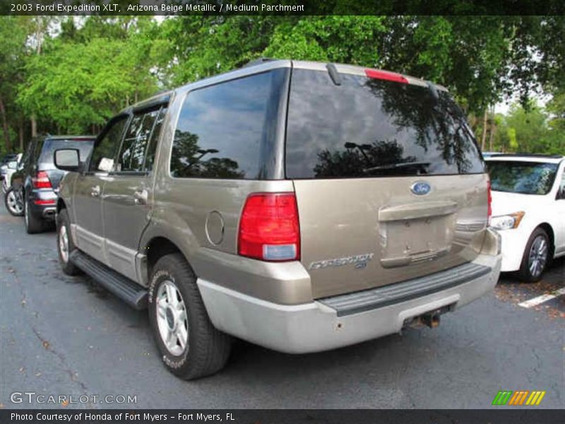 Arizona Beige Metallic / Medium Parchment 2003 Ford Expedition XLT