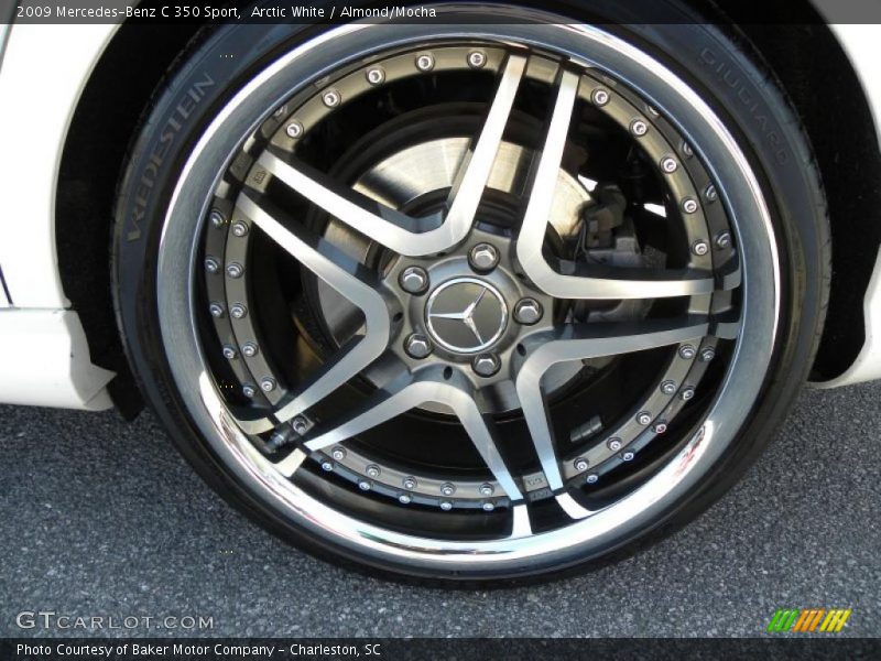Arctic White / Almond/Mocha 2009 Mercedes-Benz C 350 Sport