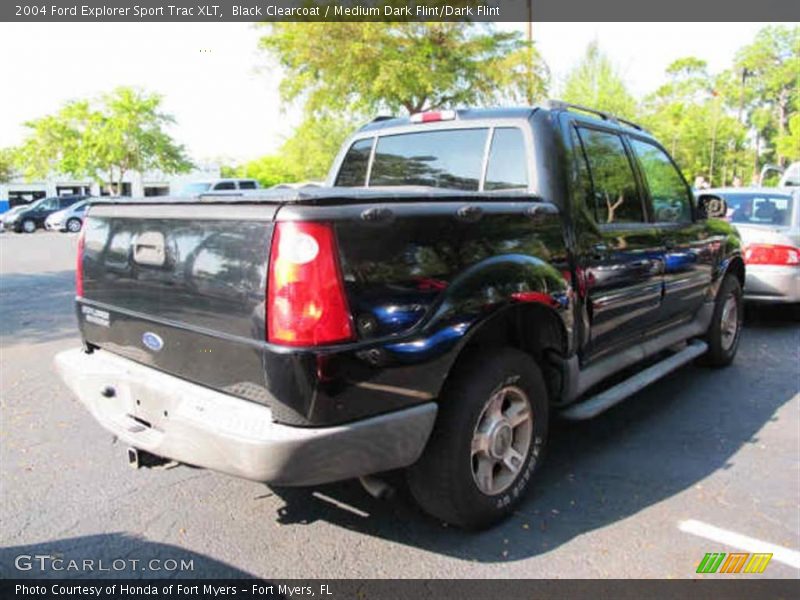 Black Clearcoat / Medium Dark Flint/Dark Flint 2004 Ford Explorer Sport Trac XLT