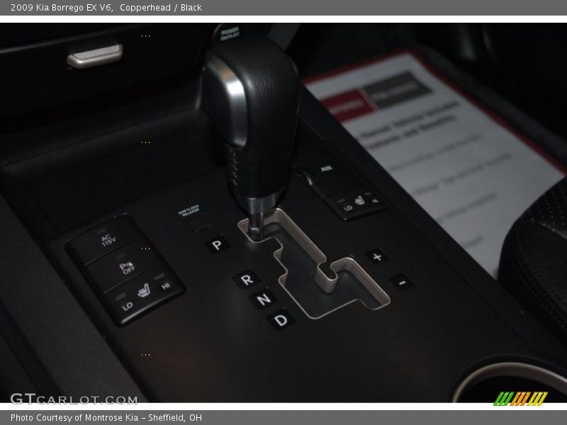 Copperhead / Black 2009 Kia Borrego EX V6