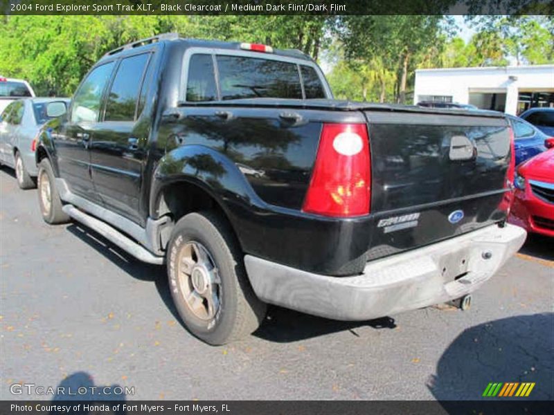 Black Clearcoat / Medium Dark Flint/Dark Flint 2004 Ford Explorer Sport Trac XLT