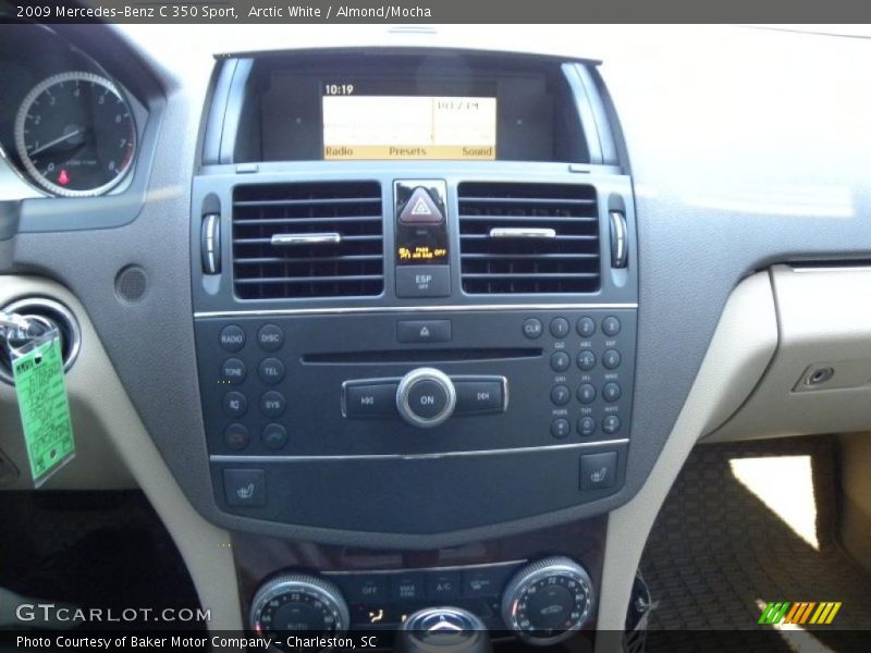 Arctic White / Almond/Mocha 2009 Mercedes-Benz C 350 Sport