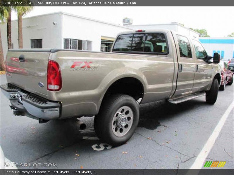 Arizona Beige Metallic / Tan 2005 Ford F350 Super Duty FX4 Crew Cab 4x4