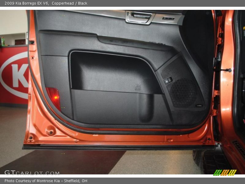 Copperhead / Black 2009 Kia Borrego EX V6