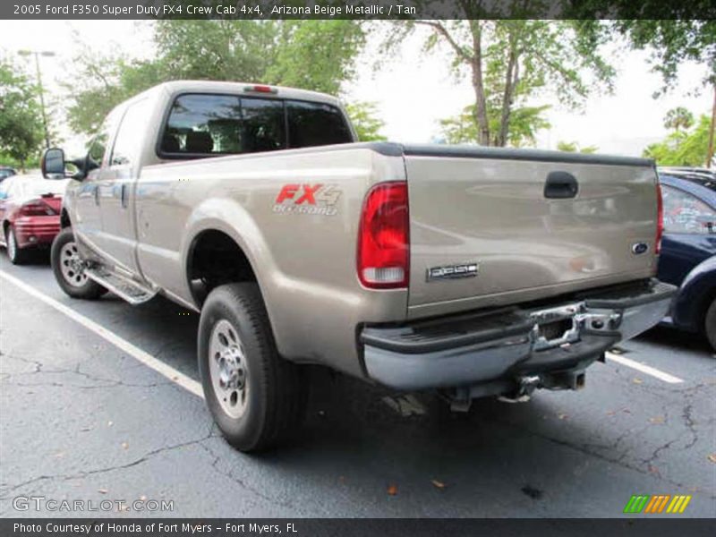 Arizona Beige Metallic / Tan 2005 Ford F350 Super Duty FX4 Crew Cab 4x4