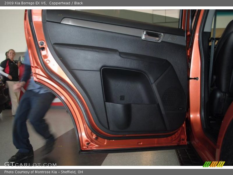 Copperhead / Black 2009 Kia Borrego EX V6