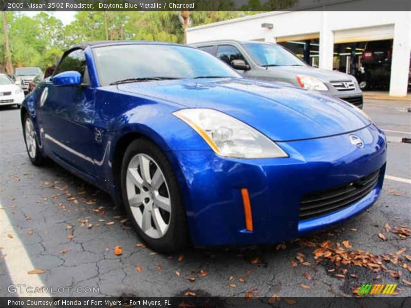 Daytona Blue Metallic / Charcoal 2005 Nissan 350Z Roadster
