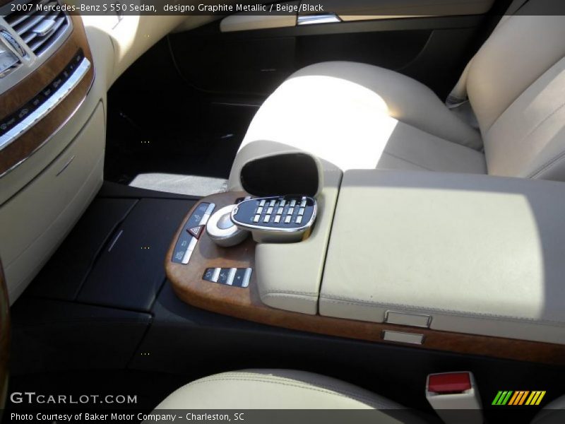 designo Graphite Metallic / Beige/Black 2007 Mercedes-Benz S 550 Sedan