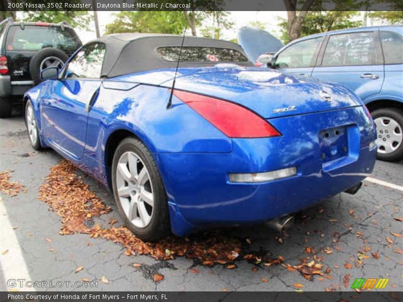 Daytona Blue Metallic / Charcoal 2005 Nissan 350Z Roadster