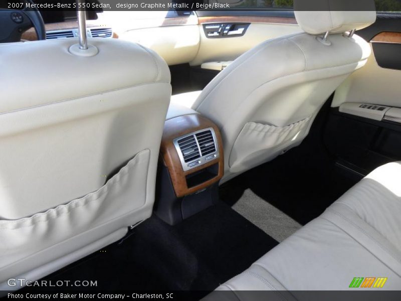 designo Graphite Metallic / Beige/Black 2007 Mercedes-Benz S 550 Sedan