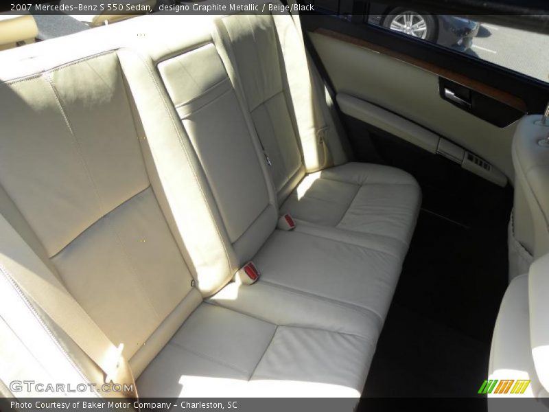 designo Graphite Metallic / Beige/Black 2007 Mercedes-Benz S 550 Sedan