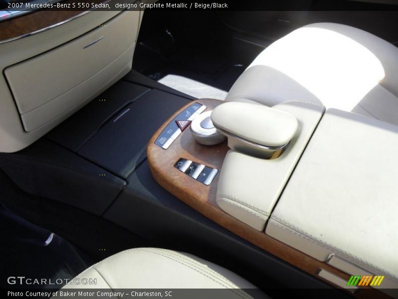 designo Graphite Metallic / Beige/Black 2007 Mercedes-Benz S 550 Sedan