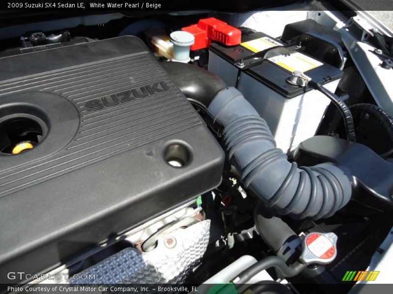  2009 SX4 Sedan LE Engine - 2.0 Liter DOHC 16-Valve 4 Cylinder