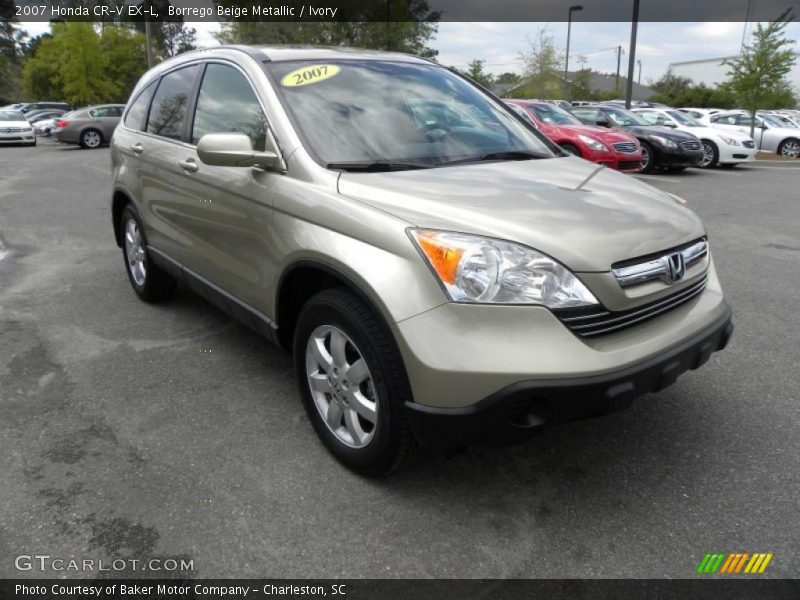 Borrego Beige Metallic / Ivory 2007 Honda CR-V EX-L