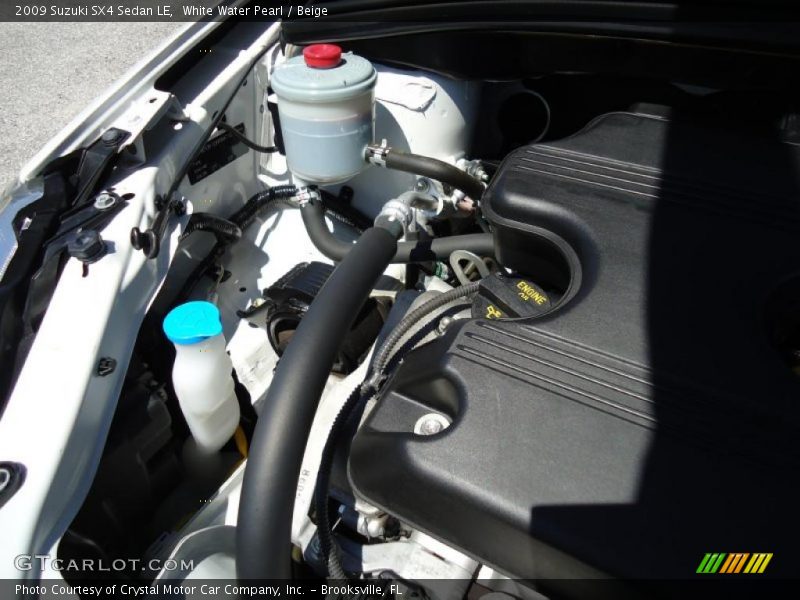  2009 SX4 Sedan LE Engine - 2.0 Liter DOHC 16-Valve 4 Cylinder