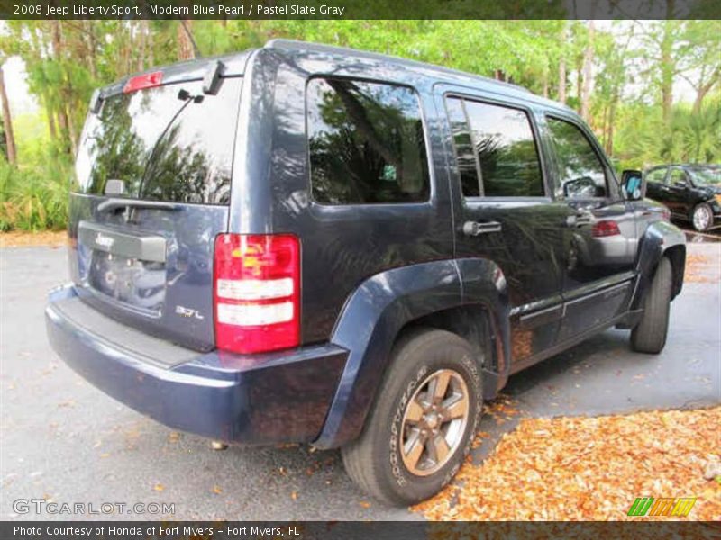 Modern Blue Pearl / Pastel Slate Gray 2008 Jeep Liberty Sport