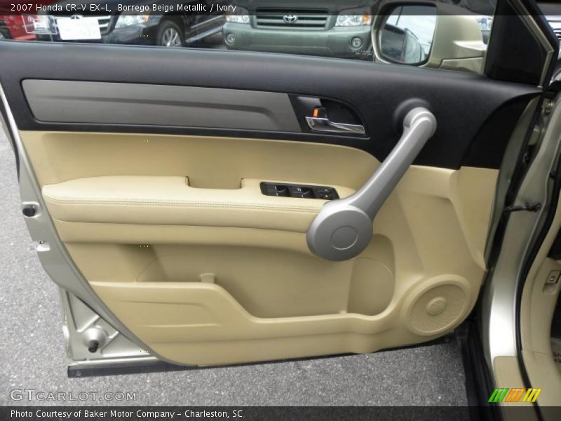 Borrego Beige Metallic / Ivory 2007 Honda CR-V EX-L