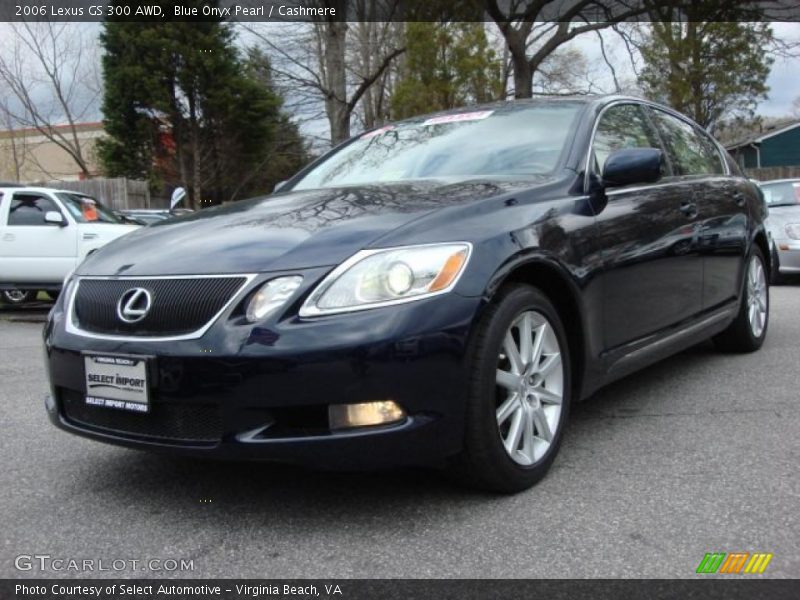 Blue Onyx Pearl / Cashmere 2006 Lexus GS 300 AWD