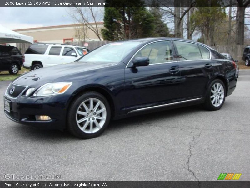 Blue Onyx Pearl / Cashmere 2006 Lexus GS 300 AWD