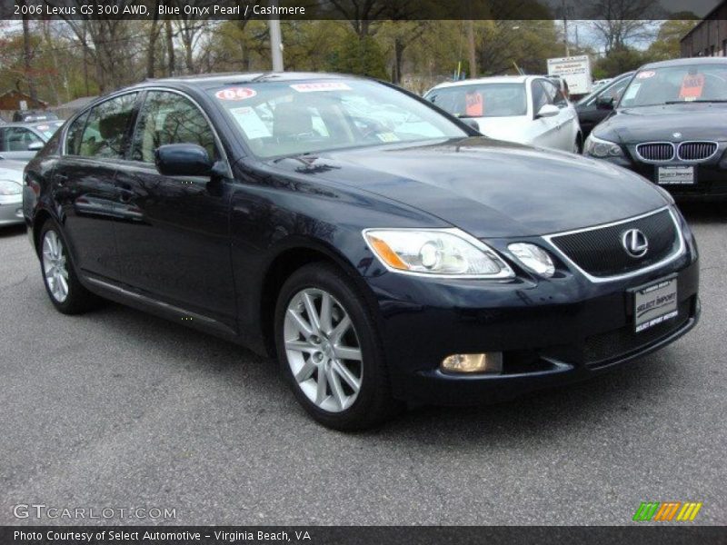 Blue Onyx Pearl / Cashmere 2006 Lexus GS 300 AWD