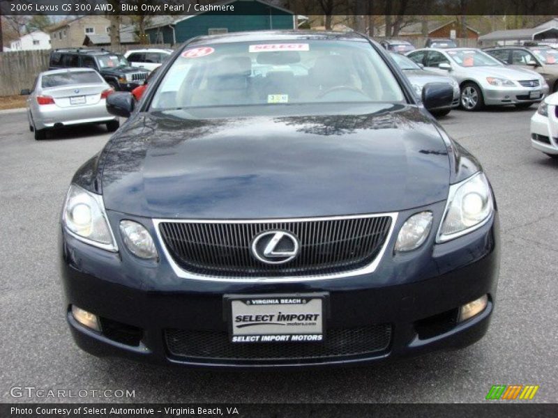 Blue Onyx Pearl / Cashmere 2006 Lexus GS 300 AWD