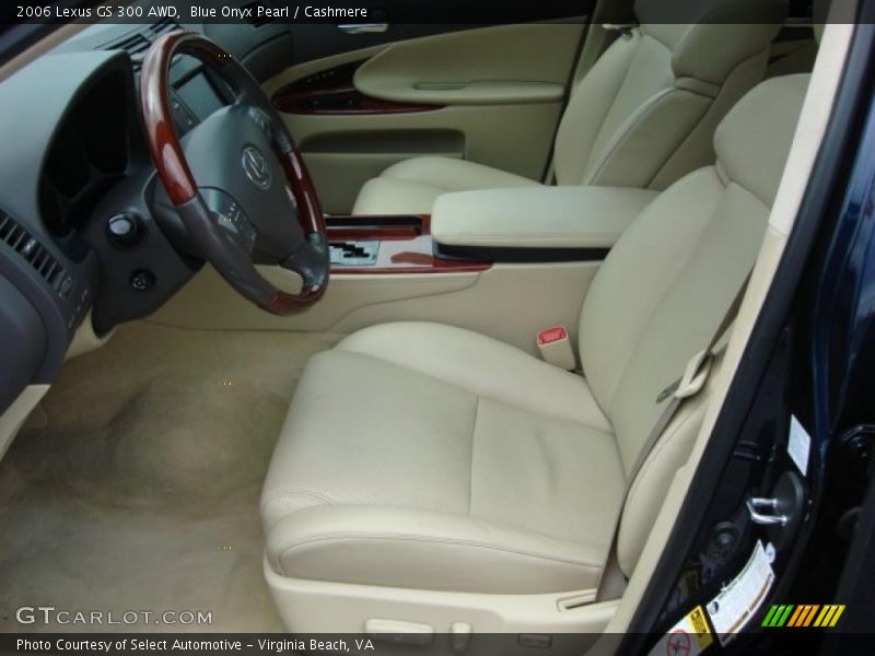 Blue Onyx Pearl / Cashmere 2006 Lexus GS 300 AWD