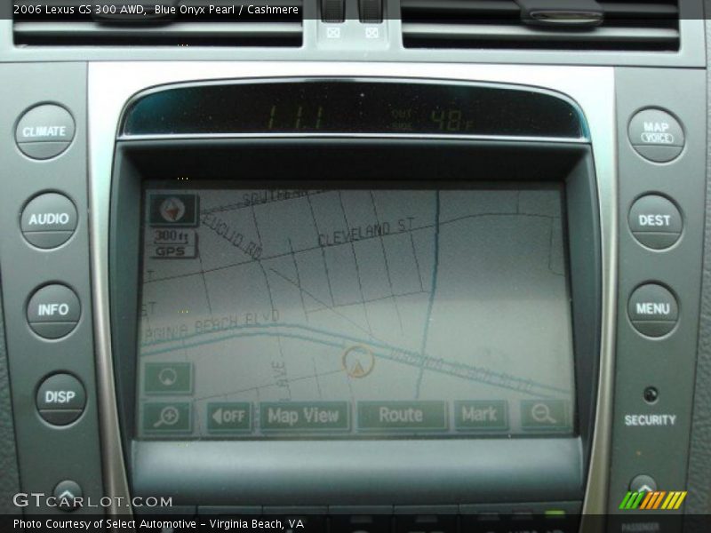 Blue Onyx Pearl / Cashmere 2006 Lexus GS 300 AWD