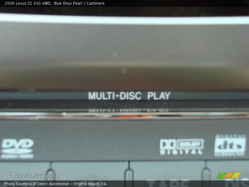 Blue Onyx Pearl / Cashmere 2006 Lexus GS 300 AWD