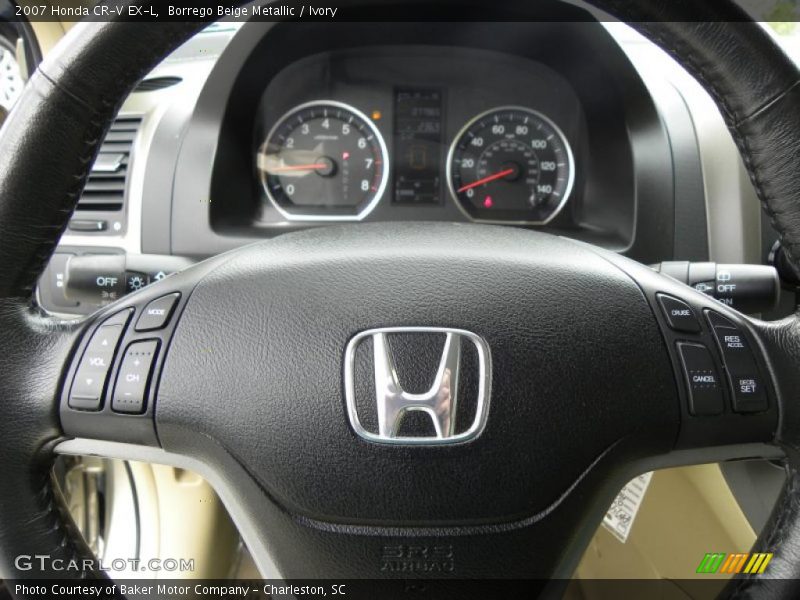Borrego Beige Metallic / Ivory 2007 Honda CR-V EX-L