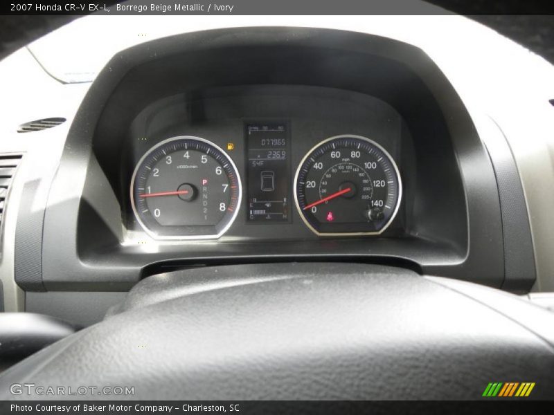 Borrego Beige Metallic / Ivory 2007 Honda CR-V EX-L