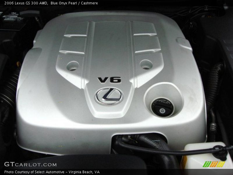 Blue Onyx Pearl / Cashmere 2006 Lexus GS 300 AWD