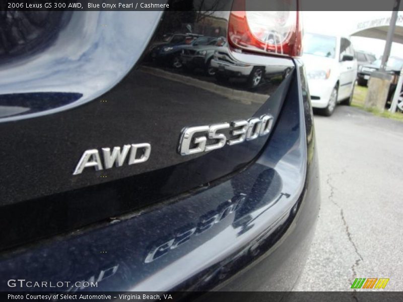 Blue Onyx Pearl / Cashmere 2006 Lexus GS 300 AWD
